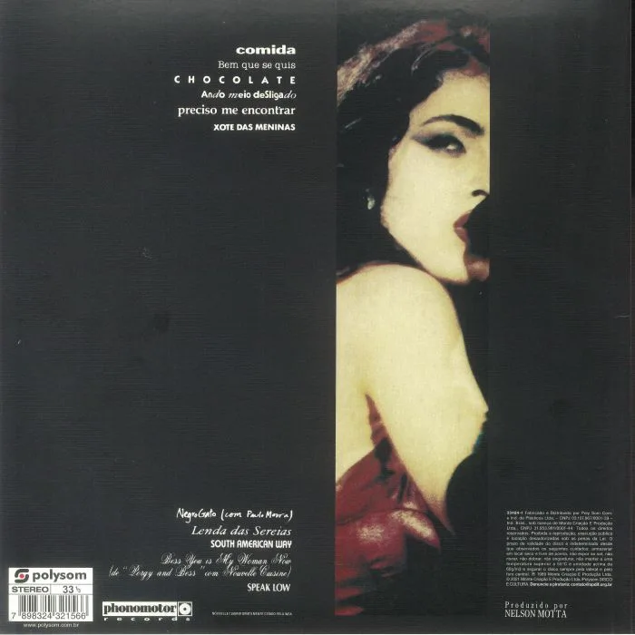 Обратная сторона обложки — Marisa MONTE — Marisa Monte (reissue)