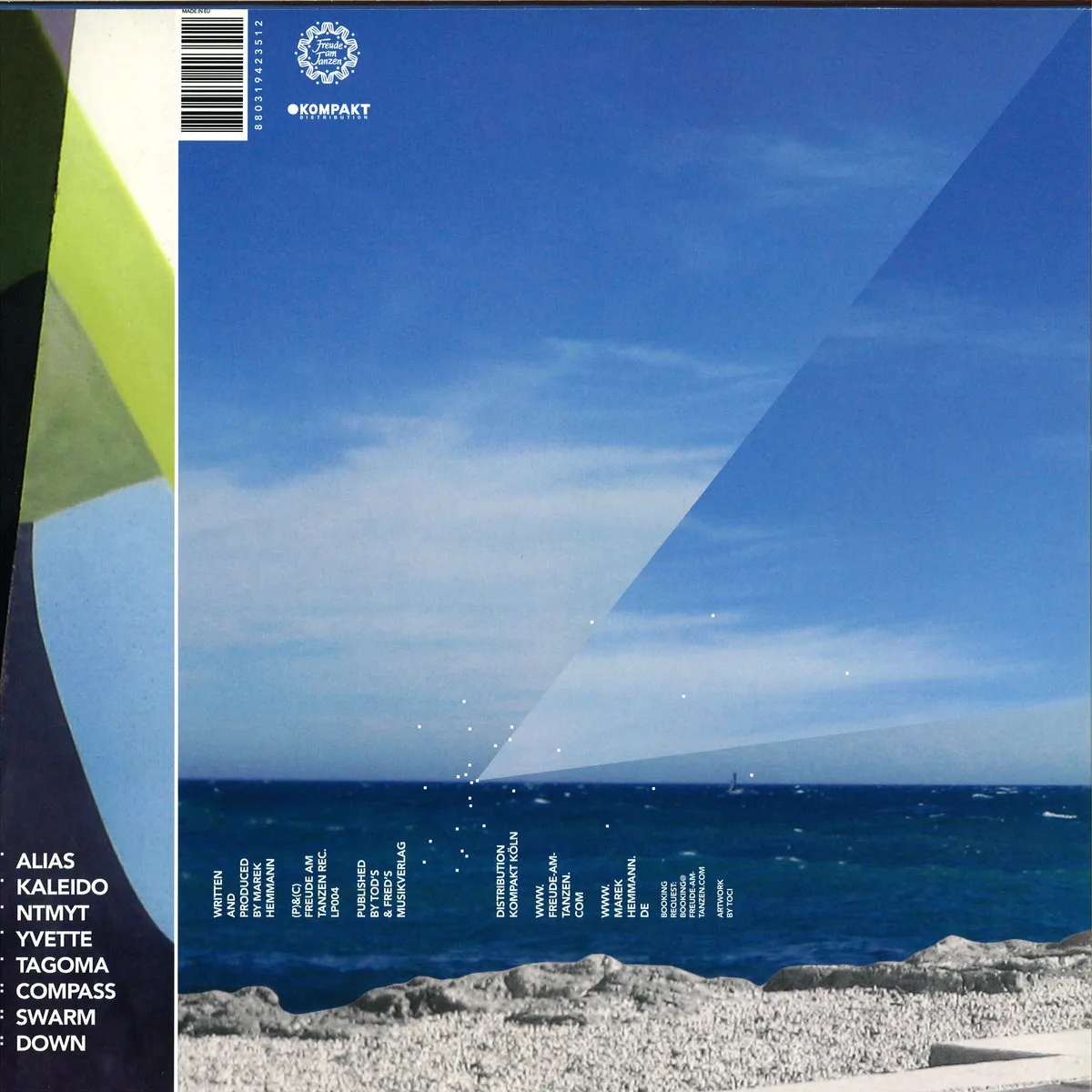 Back cover — Marek Hemmann — In Between LP 2x12"