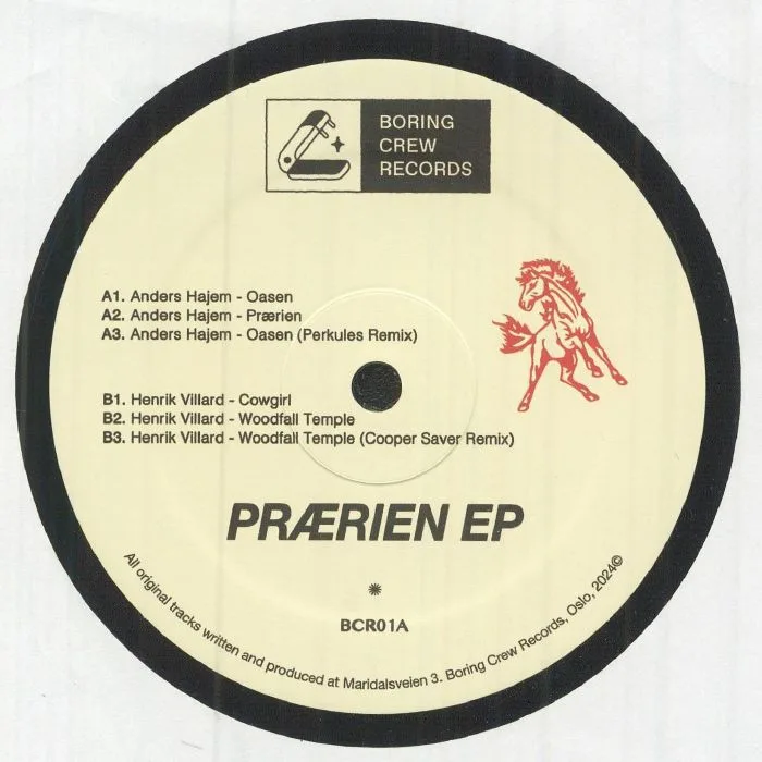 Лицевая сторона обложки — Anders HAJEM / HENRIK VILLARD — Praerien EP