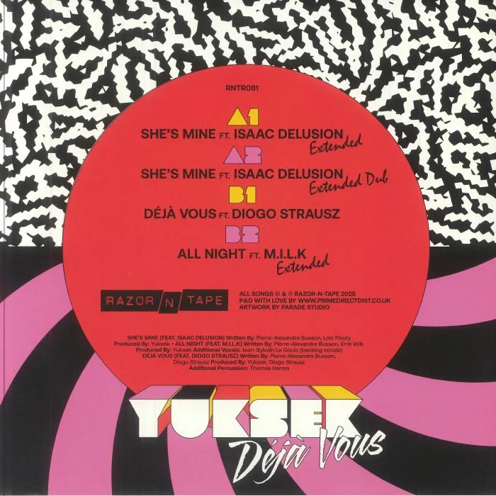 Back cover — YUKSEK — Deja Vous