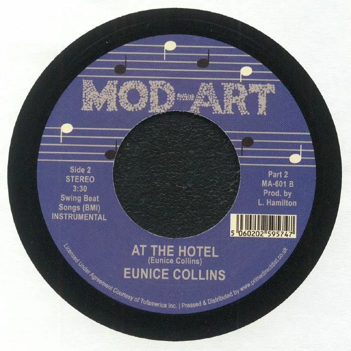 Обратная сторона обложки — Eunice COLLINS — At The Hotel (Record Store Day RSD 2022)