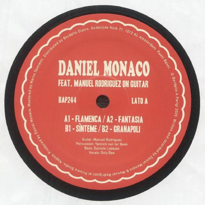 Front cover — Daniel MONACO feat MANUEL RODRIGUEZ — Flamenca EP