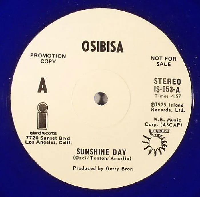 Обратная сторона обложки — OSIBISA — Sunshine Day