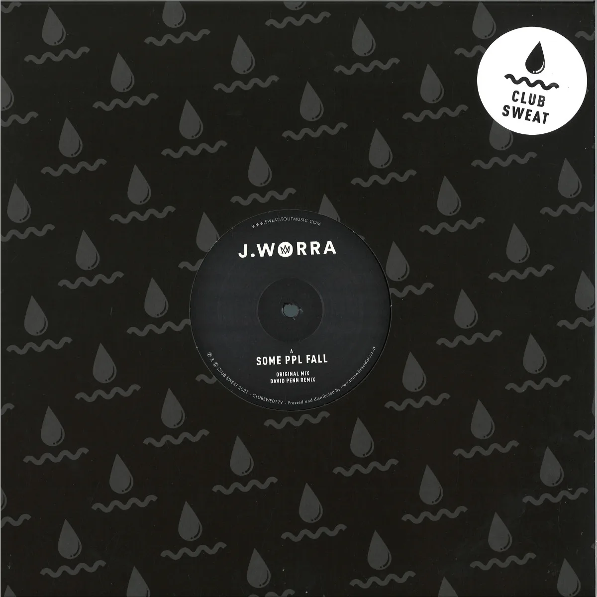 Лицевая сторона обложки — J.worra — some ppl fall EP