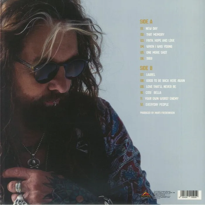 Обратная сторона обложки — John CORABI — New Day