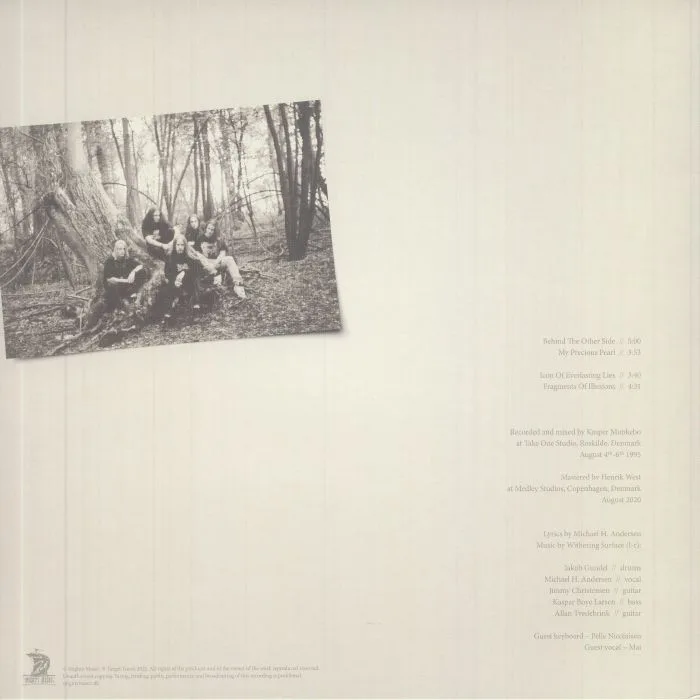 Back cover — WITHERING SURFACE — Unique