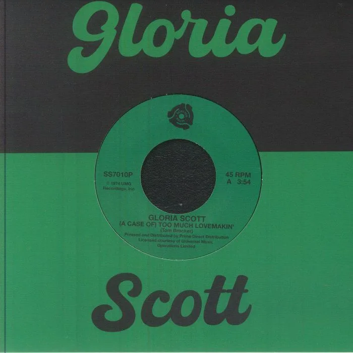 Front cover — Gloria SCOTT — (A Case Of) Too Much Lovemakin'