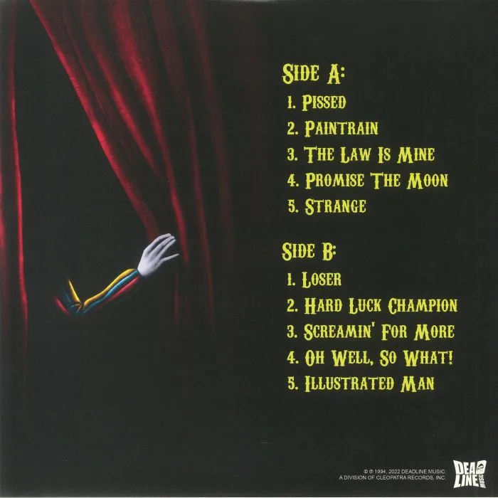 Обратная сторона обложки — DANGEROUS TOYS — Pissed (reissue)