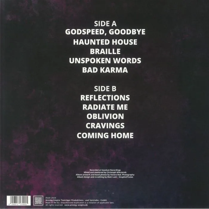 Обратная сторона обложки — VENUES — Transience