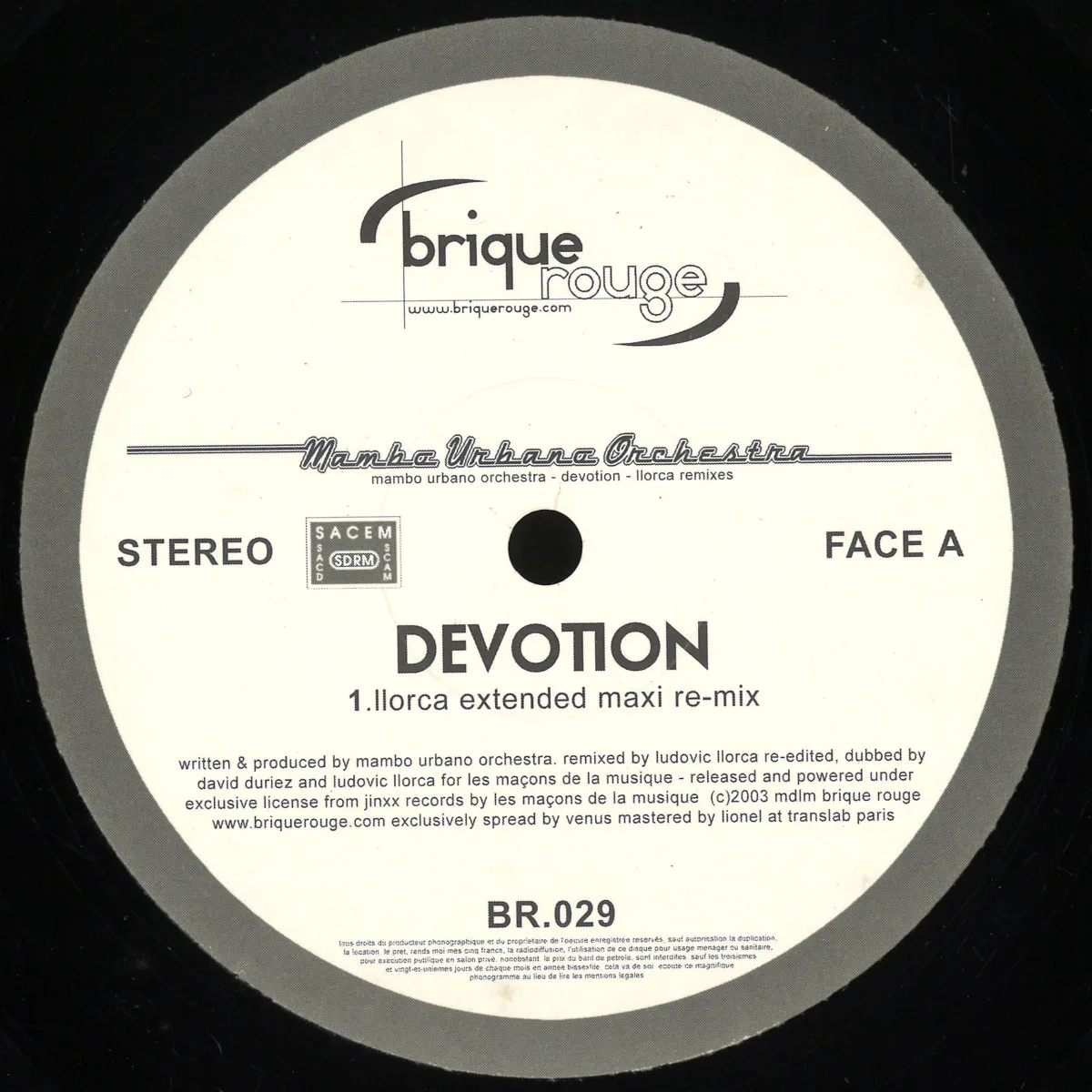 Front cover — Mamba Rubana Orchestra — Devotion