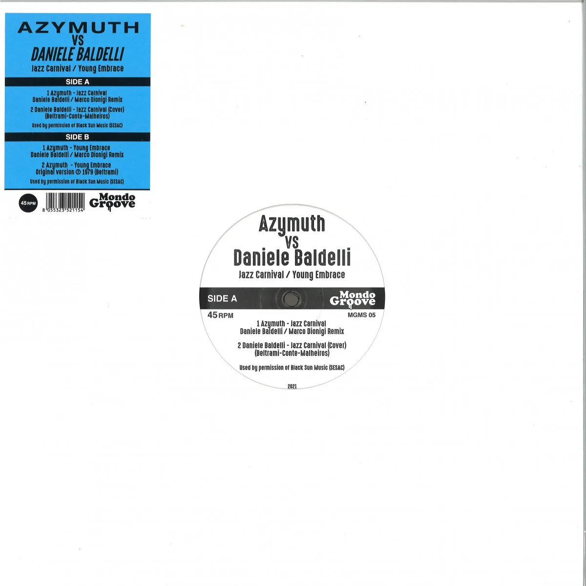 Azymuthvs.Daniele Baldelli — JAZZ CARNIVAL / YOUNG EMBRACE EP