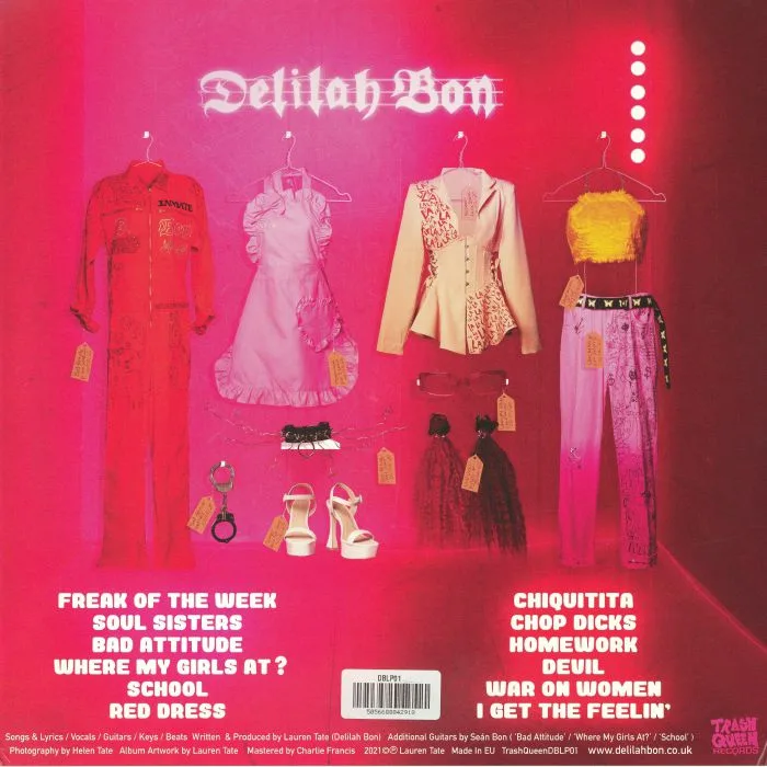 Обратная сторона обложки — Delilah BON — Delilah Bon