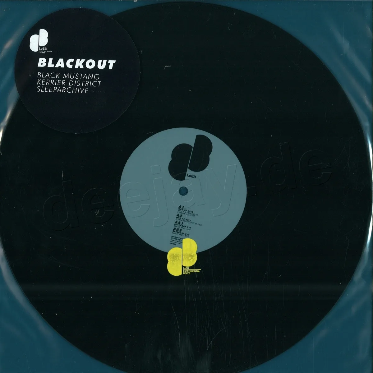 Лицевая сторона обложки — Black Mustang — Blackout