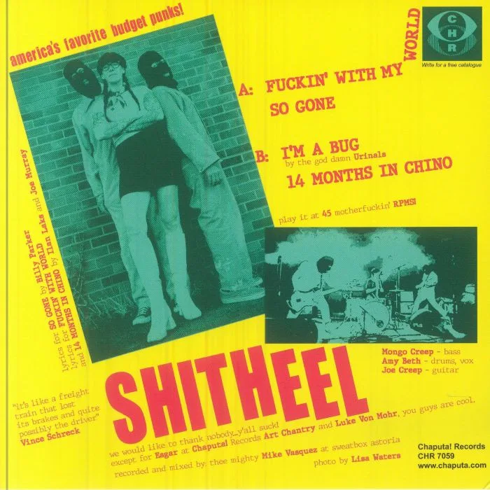 Back cover — Amy BETH & THEE CREEPS — Shitheel