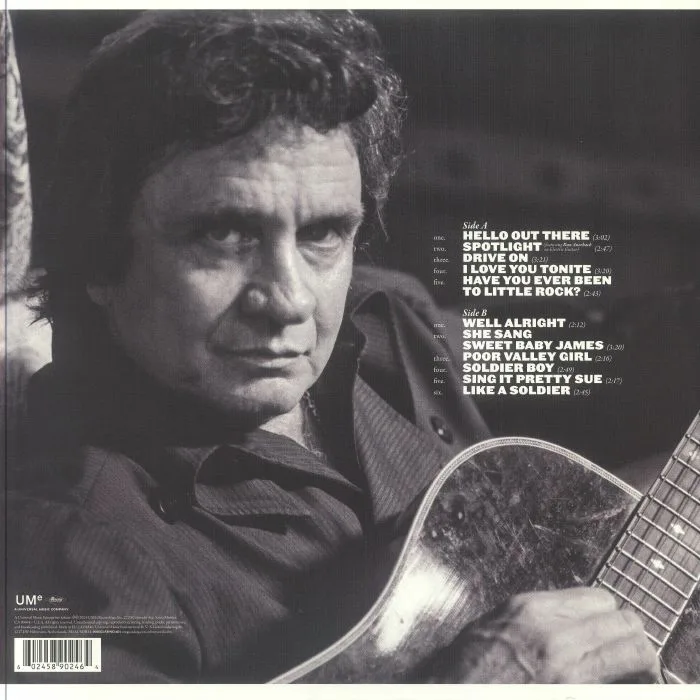 Back cover — Johnny CASH — Songwriter