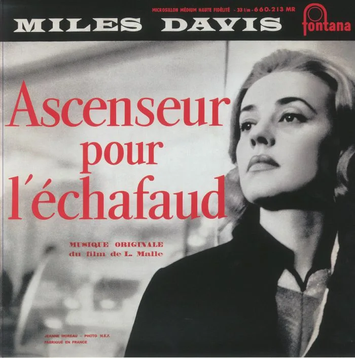 Лицевая сторона обложки — Miles DAVIS — Ascenseur Pour L'echafaud (Soundtrack) (reissue)