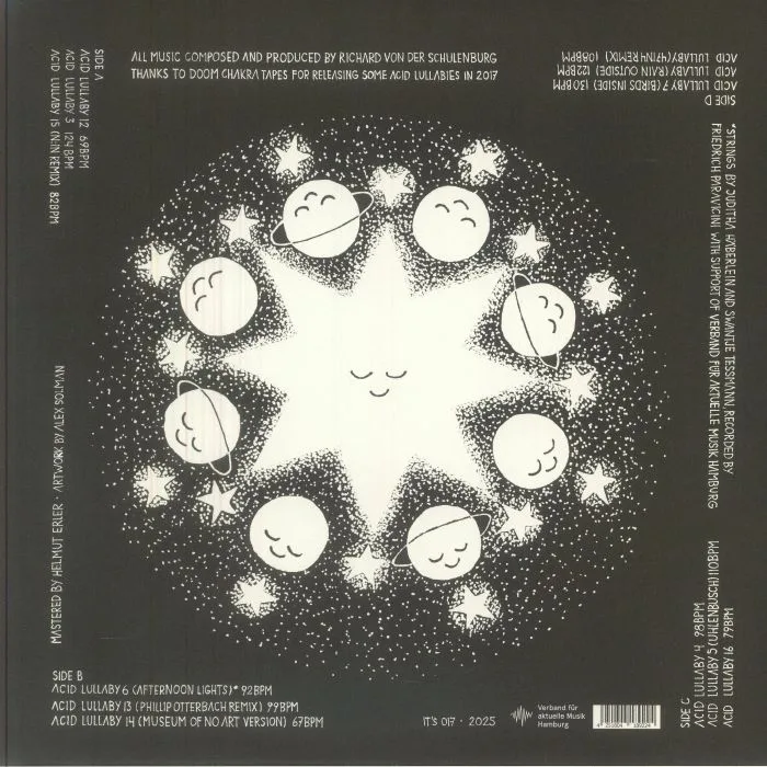 Обратная сторона обложки — RVDS — Sweet Acid Lullabies