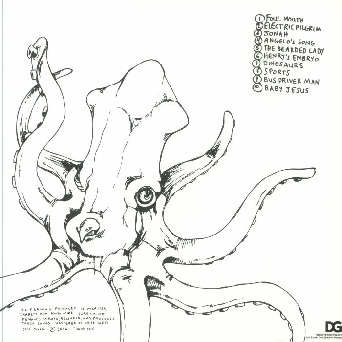 Back cover — SCREAMING FEMALES — Baby Teeth (reissue)