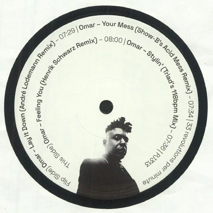 Front cover — OMAR — The Remixes