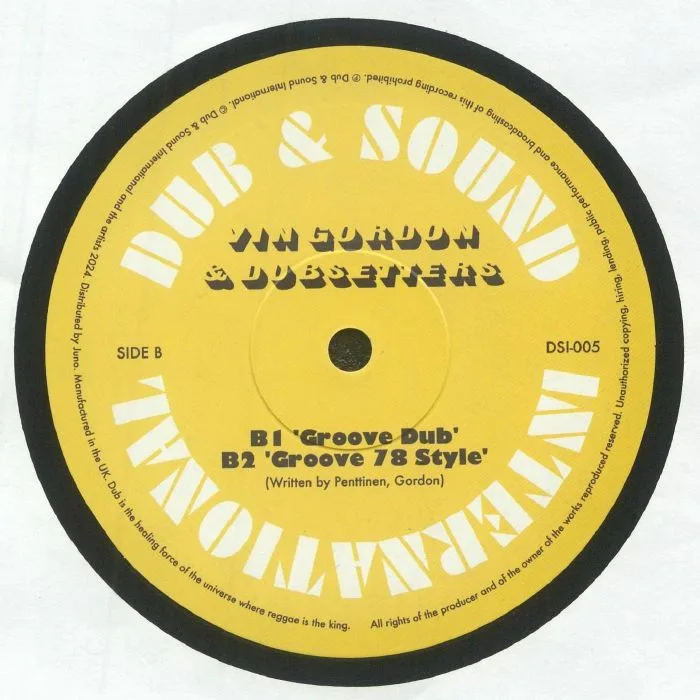 Обратная сторона обложки — Vin GORDON / DUBSETTERS — Get On The Groove