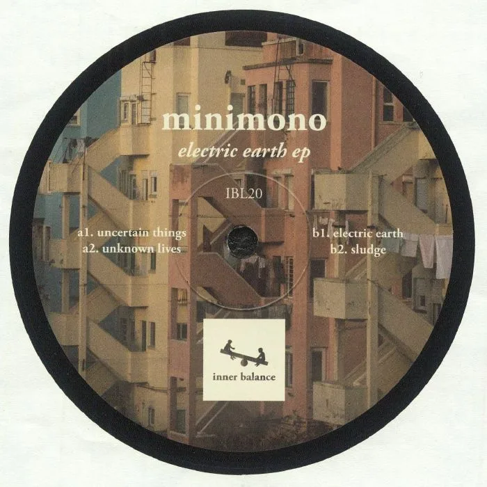 Лицевая сторона обложки — MINIMONO — Electric Earth EP