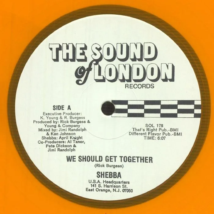 Лицевая сторона обложки — SHEBBA — We Should Get Together (reissue)