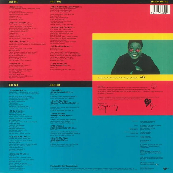 Обратная сторона обложки — Randy CRAWFORD — Naked & True (Record Store Day RSD 2023)
