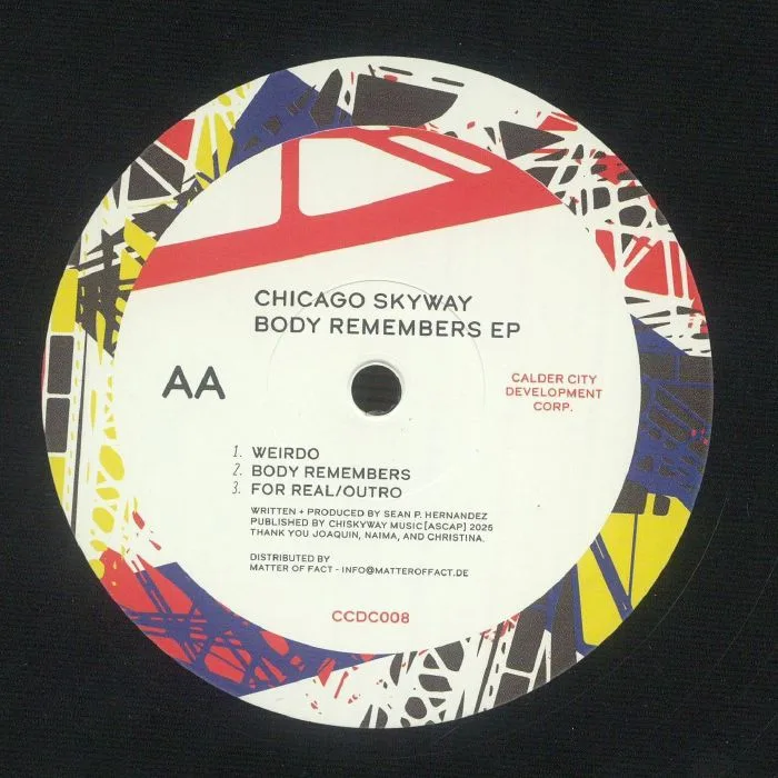 Обратная сторона обложки — CHICAGO SKYWAY — Body Remembers EP