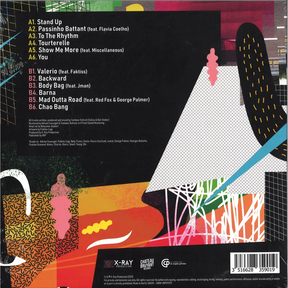 Back cover — Tambour Battant — Galore