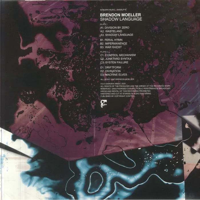 Back cover — Brendon MOELLER — Shadow Language