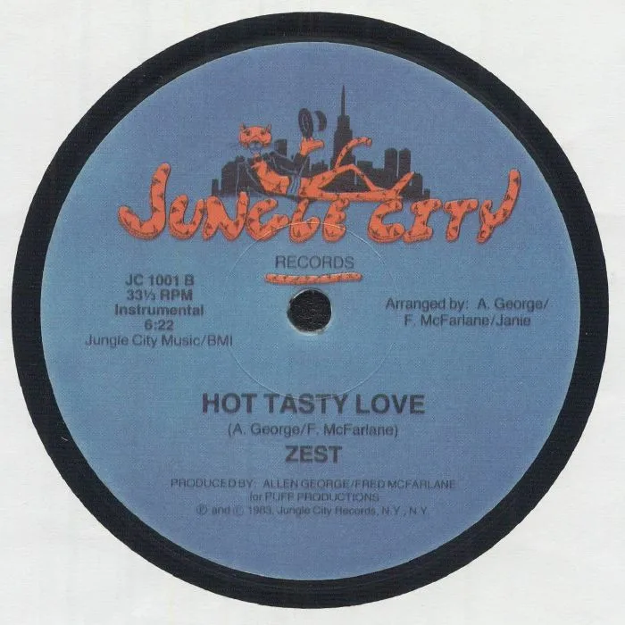 Обратная сторона обложки — ZEST — Hot Tasty Love (reissue)