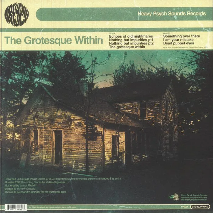 Обратная сторона обложки — OREYEON — The Grotesque Within