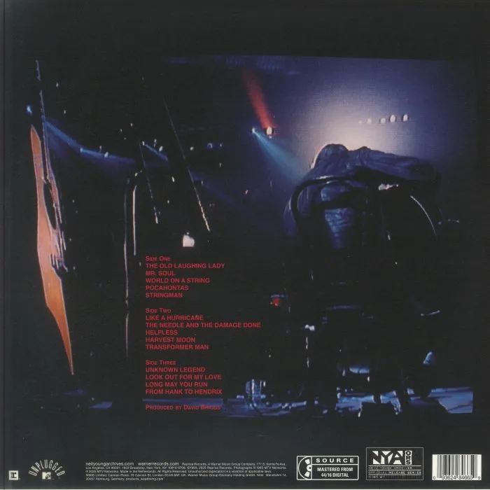 Back cover — Neil YOUNG — Unplugged (reissue)