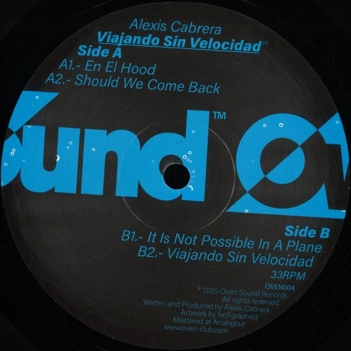 Back cover — Alexis Cabrera — Viajando Sin Velocidad