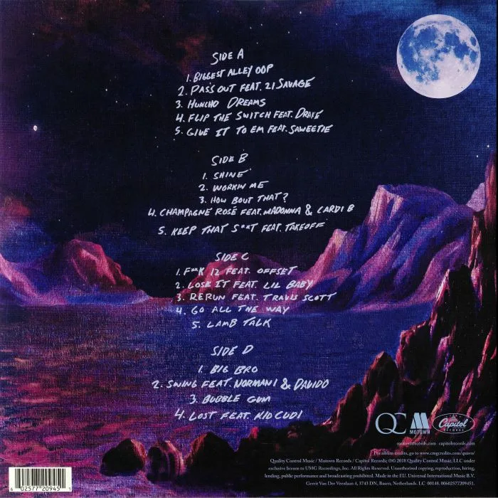Back cover — QUAVO — Quavo Huncho