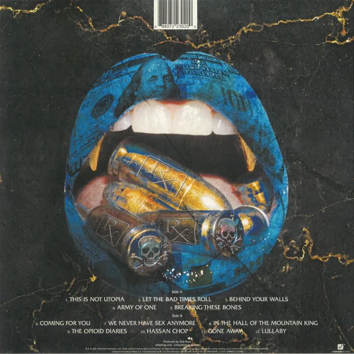 Обратная сторона обложки — The OFFSPRING — Let The Bad Times Roll