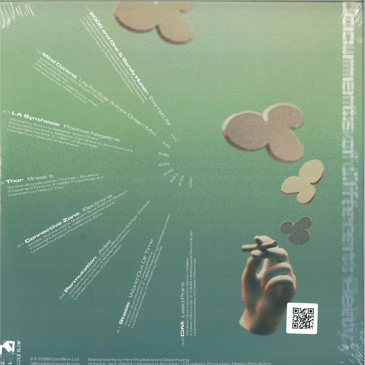 Back cover — Various — Documents Of Different Reality (2x12")