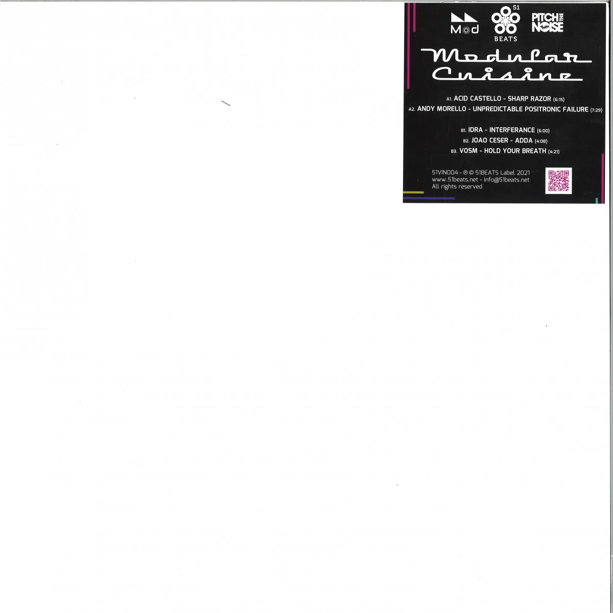 Acid Castello, Andy Morello, IDRA, Joao Ceser, VOSM — Modular Cuisine