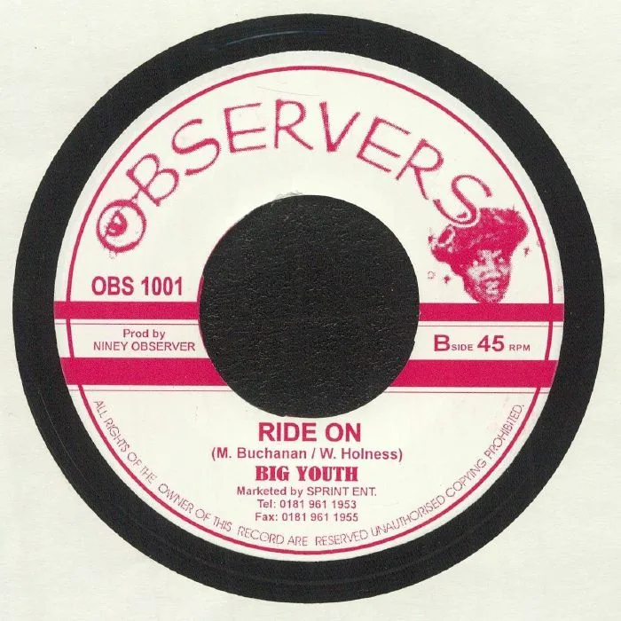 Обратная сторона обложки — Dennis BROWN / BIG YOUTH — Westbound Train (Riddim)