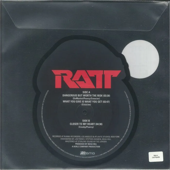 Back cover — RATT — Dangerous But Worth The Risk (Record Store Day Black Friday RSD 2025)