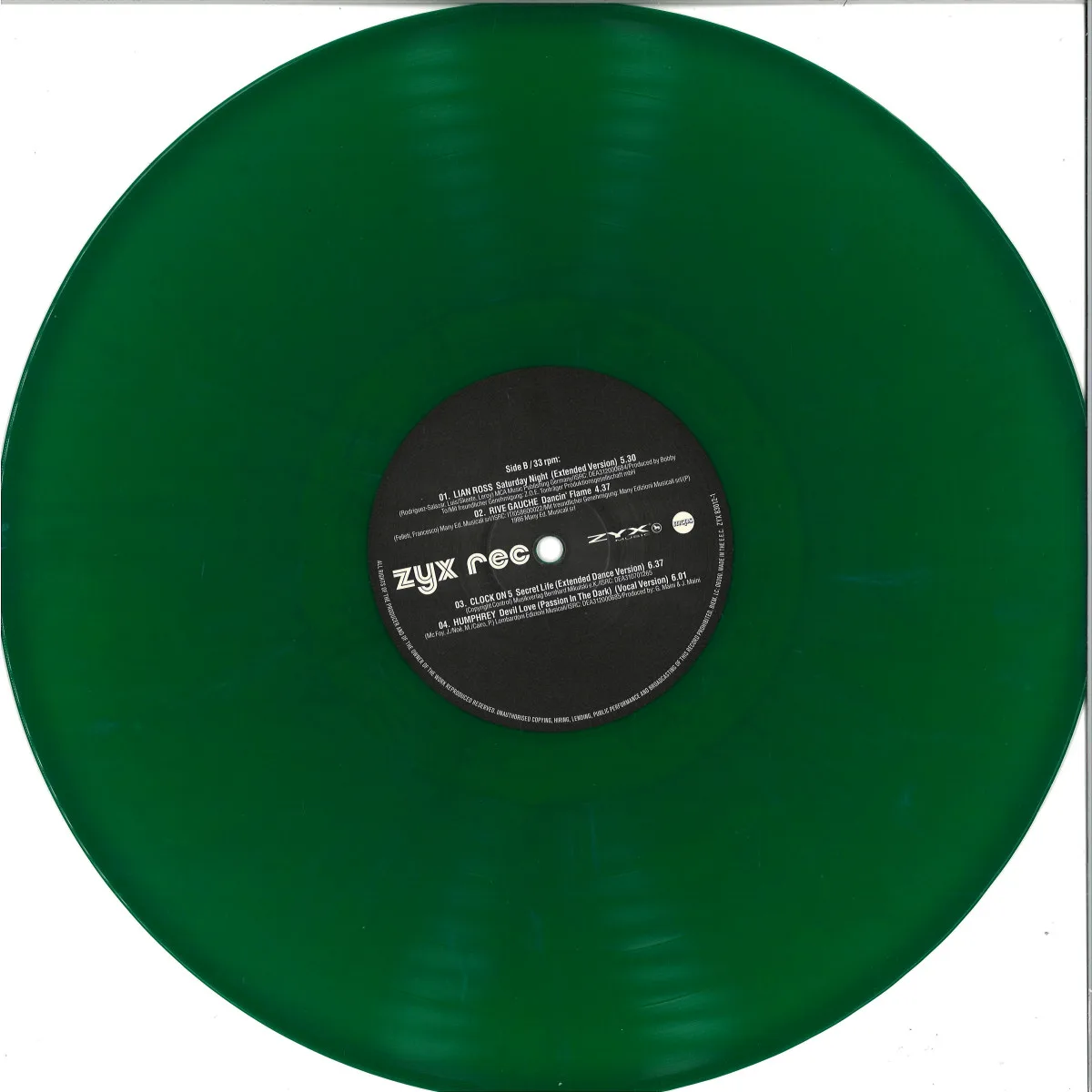 Various — ZYX Italo Disco: Best Of Vol.1 (2x12")