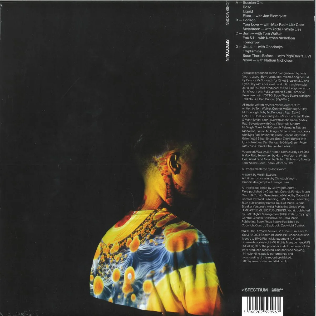 Back cover — Joris Voorn — Serotonin 2x12"