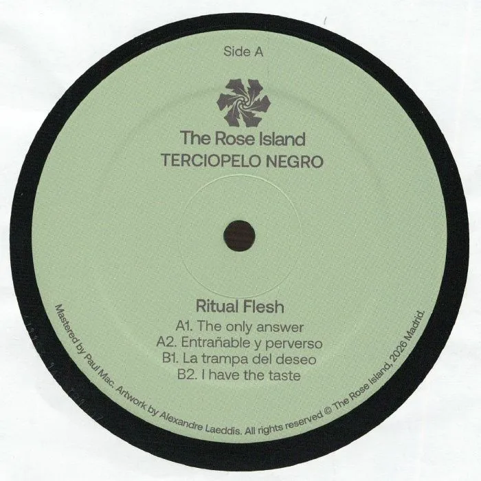 Лицевая сторона обложки — RITUAL FLESH — Terciopelo Negro