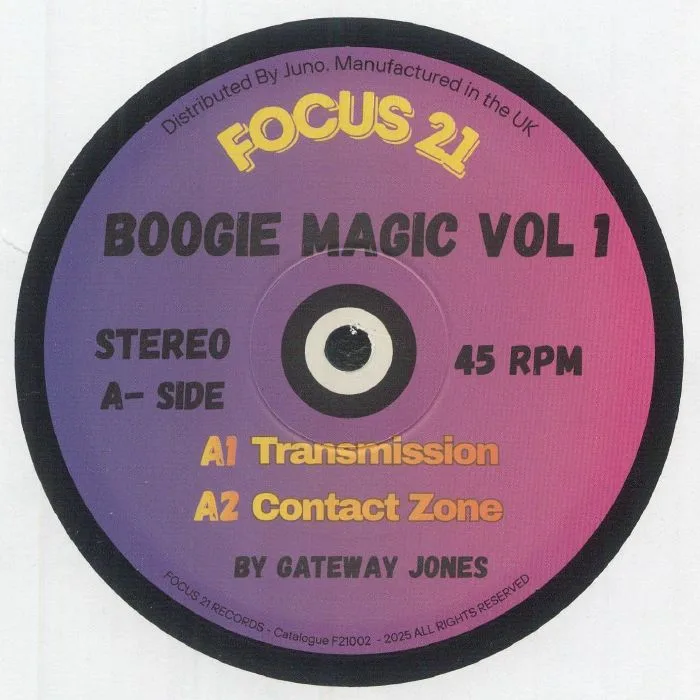 Front cover — GATEWAY JONES — Boogie Magic Vol 1
