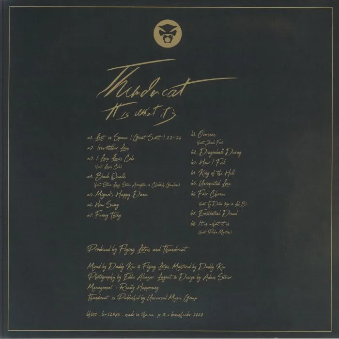 Обратная сторона обложки — THUNDERCAT — It Is What It Is