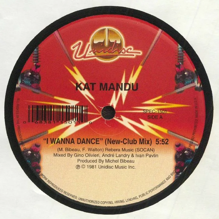 Front cover — KAT MANDU — I Wanna Dance