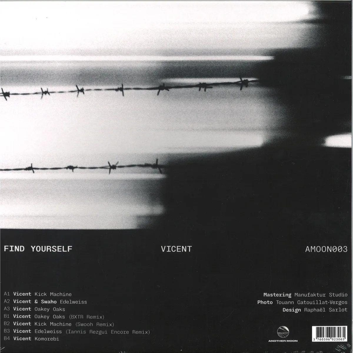 Back cover — Vicent — Find Yourself