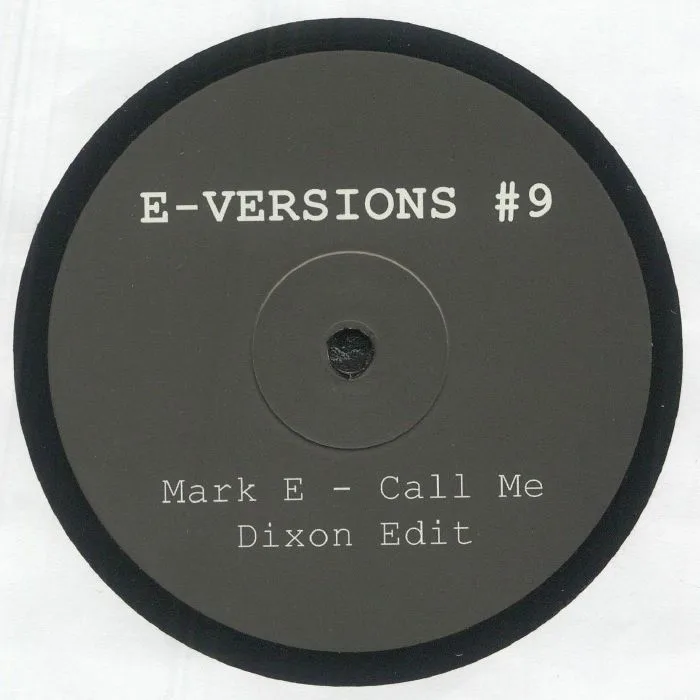 Front cover — MARK E — E Versions 9