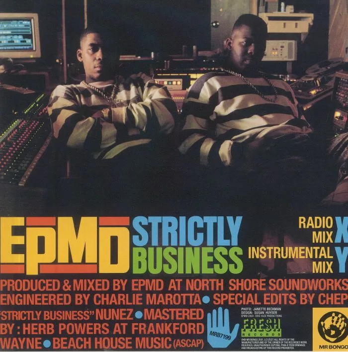 Back cover — EPMD — Strictly Business