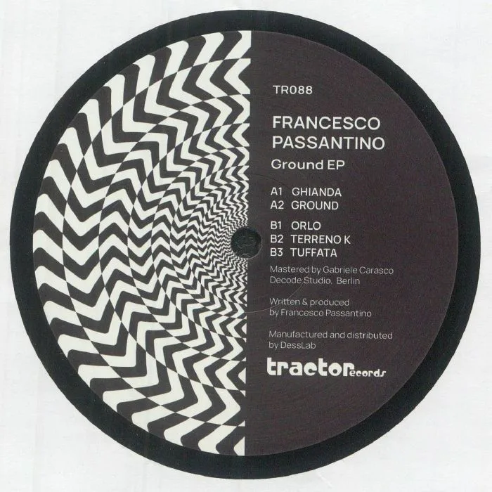 Back cover — Francesco PASSANTINO — Ground EP